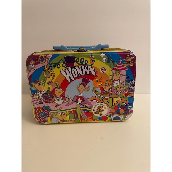 Willy Wonka Lunch Box Metal Tin 3D Nestle Series Candy Factory Collectible - Picture 1 of 10
